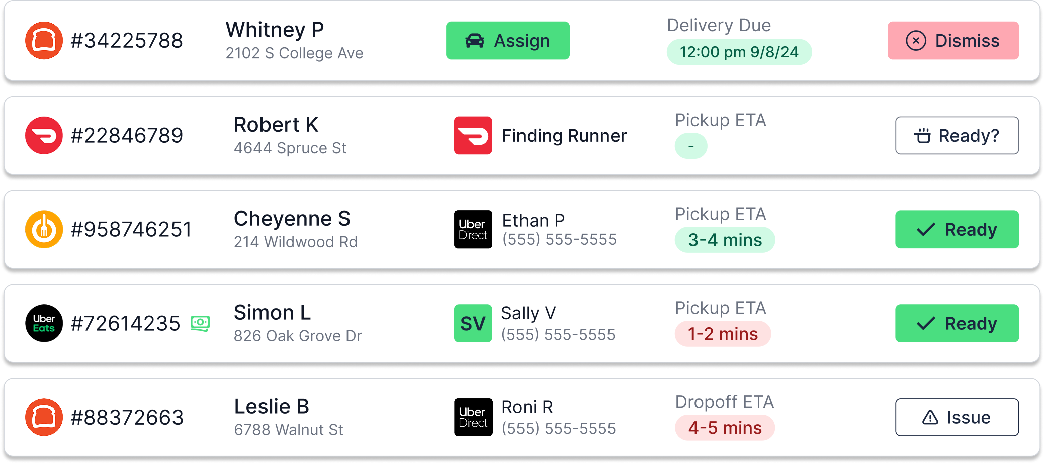 All your orders in one place